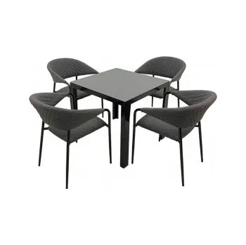 Zahradní sestava Doppler LUNA MELIA LIKA-TEX® - zahradní hliníková sedací souprava 4+1