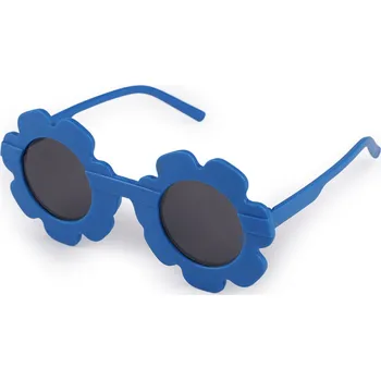 Párty / karnevalové brýle květy - dětské, barva 15 modrá šedá tmavá