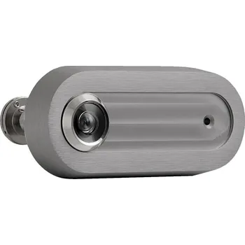 Dveřní kování MP KOVÁNÍ AXA - Jmenovka BETA2 s kukátkem Povrch: F6 - Inox elox