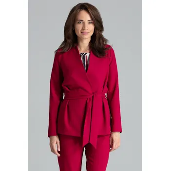 Pánský blejzr Krátký blejzr L061 Deep Red Velikost: XL