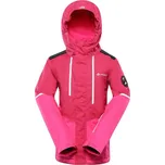 AKCE! Bunda dětská lyžařská ALPINE PRO ZARIBO s membránou PTX růžová 152/158