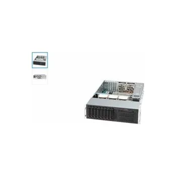 Serverovna SUPERMICRO 3U chassis 8x 3,5" HS SAS/SATA, 2x 5,25", slimDVD, 2x920W (80+titanium)