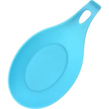 Silikonová podložka na náčiní do kuchyně proti nepořádku | kuchyňská podložka, držák špachtle - Modrý