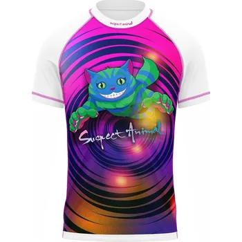 Dětské funkční triko krátký rukáv ŠKLÍBA bílá Bamboo Ultra - Růžová / 130