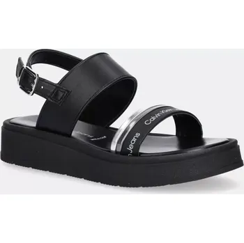 Dívčí sandály Dětské sandály Calvin Klein Jeans černá barva, V4A2-82053 V4A2.82053.30.34 99X, EUR 30
