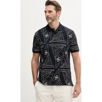 Pánské tričko Bavlněné polo tričko Tommy Hilfiger MW0MW39309 námořnická modř 59X, vel. S