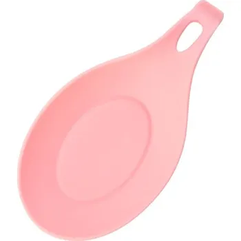 Silikonová podložka na náčiní do kuchyně proti nepořádku | kuchyňská podložka, držák špachtle - Růžový