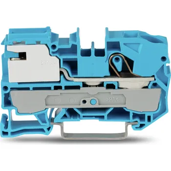 Rozvaděč WAGO Svorka 2010-7114 1vodičová rozpojovací N 10 mm² Push-in CAGE CLAMP®, modrá 2010-7114