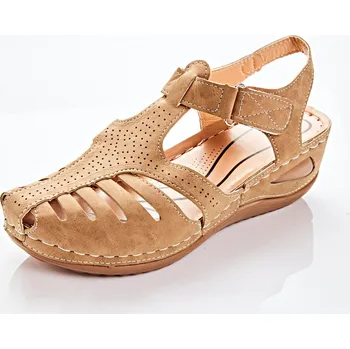 Dámské pantofle 3Pagen Sandály Alice béžová 37