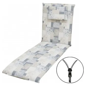 Podsedák Doppler ELEGANT 2231 - polstr na zahradní lehátko s podhlavníkem
