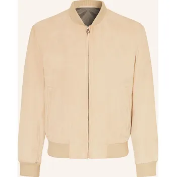 Pánský svetr Boss Pánský Kožený Blouson Milo, krémová, 54