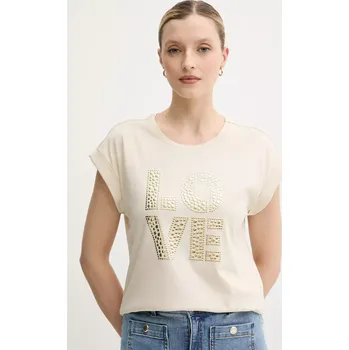 Tričko Morgan DSILVI béžová 01X, vel. S