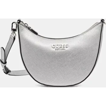 Kabelka Guess FEDANA stříbrná barva, HWZM96 43720 HWZM96.43720 SLV, vel. ONE SIZE