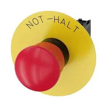 modulární přístroj a rozvaděč SIEMENS Tlačítko hřibové nouzového zastavení, 22 mm, kulaté, plast, červená, 1 NC 3SU1100-1HB20-1CH0