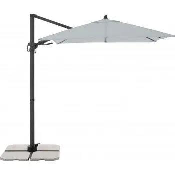 Slunečník Derby DERBY DX 210 x 210 cm – zahradní slunečník s boční nohou : Desén látky - 827