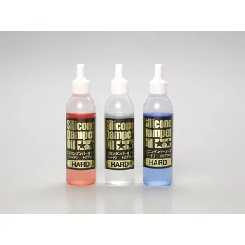 RC vybavení Tamiya Silicone Damper HARD Oil Set (3× 20 ml)
