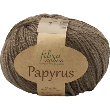 Příze Fibra Natura Papyrus 229-24 hnědá