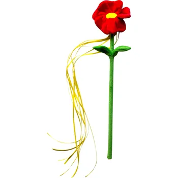 Hračka pro psa Karlie Hračka pro psy a kočky Květina (slunečnice/červená)