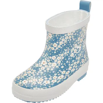 Dívčí holínky Dětské holinky nízké Playshoes květ s vážkou