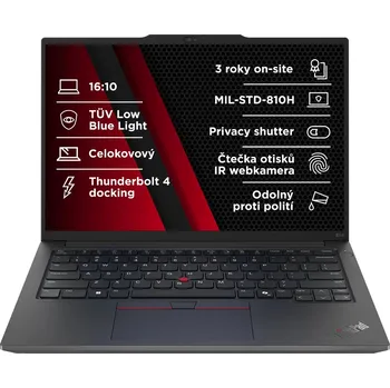 Notebook LENOVO NTB ThinkPad E14 G6 - Ultra7 155H,14" WUXGA,32GB,1TBSSD,FHD+IRcam,W11P 21M70015CK