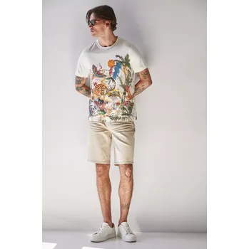 Bavlněné tričko Medicine RS25.TSMA29 béžová 01A, vel. XXL