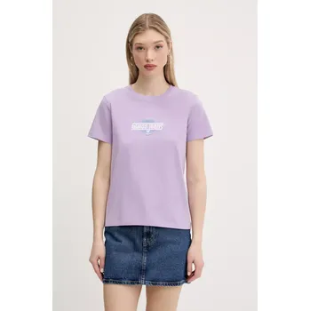 Tričko Guess Jeans fialová barva, W5GI26 J1314 W5GI26.J1314 04X, vel. S
