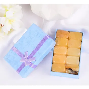 Sběratelství Přírodní tromlované kameny mix minerálů 10 ks | domácí dekorace 10 ks - Topas