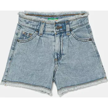 Pánská móda Dětské riflové kraťasy United Colors of Benetton 4UTPG902K.P.Seasonal modrá 50X, vel. 82