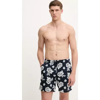 Pánské kraťasy Bavlněné šortky Tommy Jeans pánské, tmavomodrá barva, DM0DM21947 59A, vel. XL