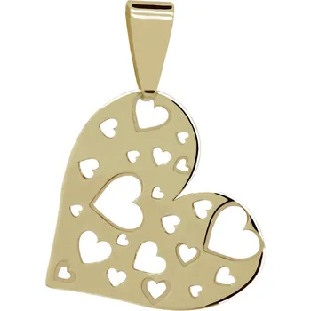 Přívěsek Zlatý přívěsek srdce, 0.81 g,