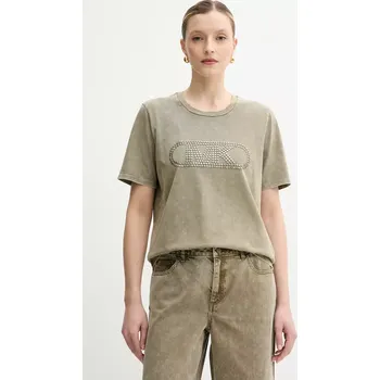 Pánské tričko Bavlněné tričko MICHAEL Michael Kors MS551SC491 zelená 91X, vel. M