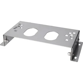 Pohon brány nerezový univerzální podstavec pro pohon posuvné brány - podstavec pod pohon určený na betonový základ, výškově nastavitelný 65 - 85 mm, nerezový, pro pohony NICE, Key Automation a CAME