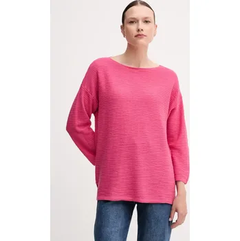 Dámský svetr Svetr s příměsí lnu United Colors of Benetton dámský, růžová barva, 115GD10CT 42X, vel. XS