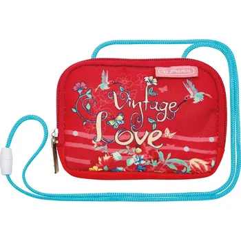 Peněženka Herlitz 50038626 taštička na krk Květinky