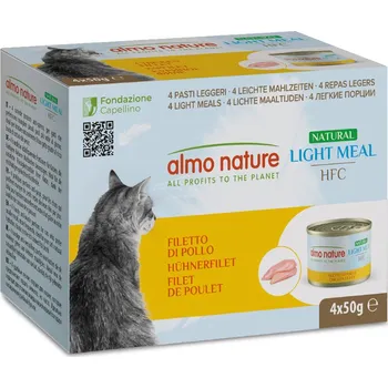 Krmivo pro kočku 24x50g Almo Nature HFC Natural Light - kuřecí filet