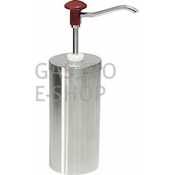 Dávkovač mýdla Dávkovač 2 l komplet nerez červený