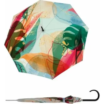 Deštník Doppler Carbonsteel Long AC Oasis - dámský holový vystřelovací deštník