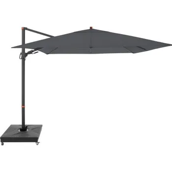 Slunečník Doppler myZone 280 x 280 cm - výkyvný zahradní slunečník s boční tyčí : Desén látky - 840