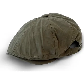 Čepice Pohodlná pánská bekovka v khaki barvě , VELIKOST UNI