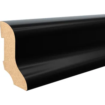 ACARA AP35 soklová lišta TYP 08, MDF, Černá, 40 mm, 20 mm, 2,7 m AAK M135/08