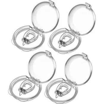 Pomůcka proti chrápání a spánkové apnoe Nosní klip proti chrápání pro lepší dýchání | Pomůcka na spaní 4 ks - 4ks opp taška