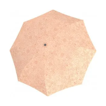 Deštník Doppler Magic fiber Giardino soft orange– dámský plně automatický deštník