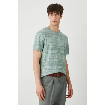 Bavlněné tričko Medicine pánské, tyrkysová barva RS25.TSM901 65A, vel. XL