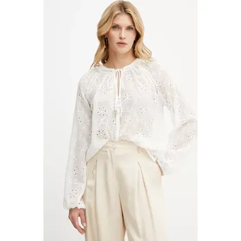 Dámská halenka Halenka Guess DANILE dámská, bílá barva, hladká, W5GH60 W0WA2 W5GH60.W0WA2 00X, vel. M