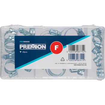 hadicová spona PREMION PRE900056 - Hadicové sponky sada 26ks