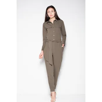 Dámský overall Overal s knoflíky VT020 Olive green Velikost: XL