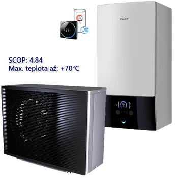 Tepelné čerpadlo Tepelná čerpadla Daikin Altherma 3 R MT pro TZ 13-15kW ERRA12EW1 + ELBX12E9W