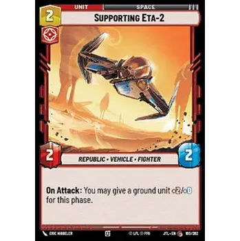 Sběratelská karetní hra Supporting Eta-2 160/202 - Jump to Lightspeed Typ karty: Standard