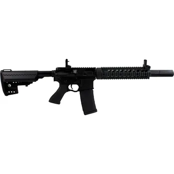 Airsoftová zbraň CYMA Airsoftová zbraň M4 CQB s tlumičem - celokov, černá, CYMA, CM.070