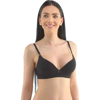 Podprsenka GINA podprsenka push-up Eco Bamboo - černá - 80C